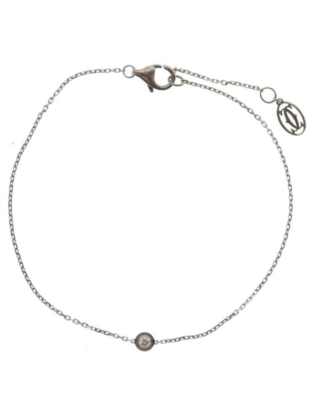 Cartier d'Amour Diamond Bracelet Silver 18k